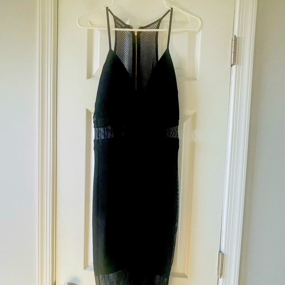 Bebe little black dress M